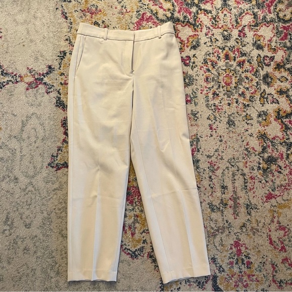 Aritzia Babaton Minter Pants Matte Pearl Size 6 Straight Leg (Re)ssential - Picture 12 of 12